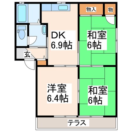 果楽苑の物件間取画像